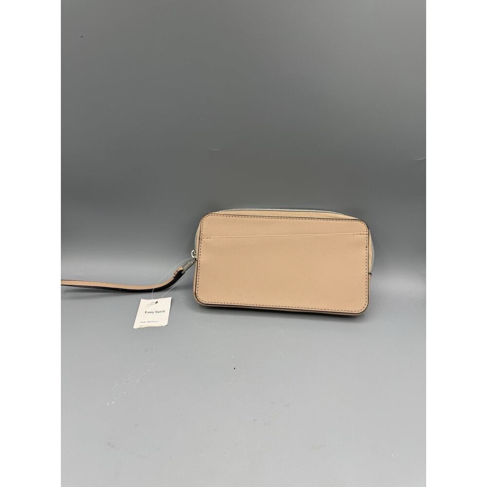 NWT Easy Spirit Blush Pink Zip Around Wristlet Wallet Clutch